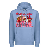 Colony Blue Gnome sweet gnome Valentine's Day Premium Hoodie - HowdyJamesFarm