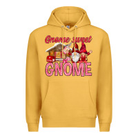 Mustard Gnome sweet gnome Valentine's Day Premium Hoodie - HowdyJamesFarm