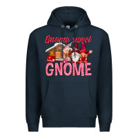 Gnome Sweet Gnome Valentine's Day Premium Hoodie | Teevron