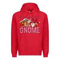 Red Gnome sweet gnome Valentine's Day Premium Hoodie - HowdyJamesFarm