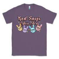 Lavender god says you are easter Classic Tee - MaliasSmallBusiness