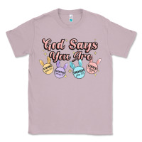 Lilac god says you are easter Classic Tee - MaliasSmallBusiness