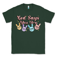 Sports Green god says you are easter Classic Tee - MaliasSmallBusiness