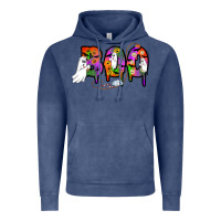 Vintage Denim halloween boo Vintage Hoodie - AdoDesignShop