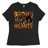 Black brown skin beauty Ladies Tee - Zillion Design Studio