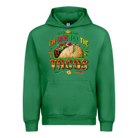 Emerald I'm here for the tacos Urban Hoodie - FaDigitalArtStudio