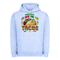 Pigment Grape Ice I'm here for the tacos Urban Hoodie - FaDigitalArtStudio