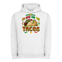 Pigment Lunar Rock I'm here for the tacos Urban Hoodie - FaDigitalArtStudio
