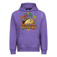 Tulip I'm here for the tacos Urban Hoodie - FaDigitalArtStudio