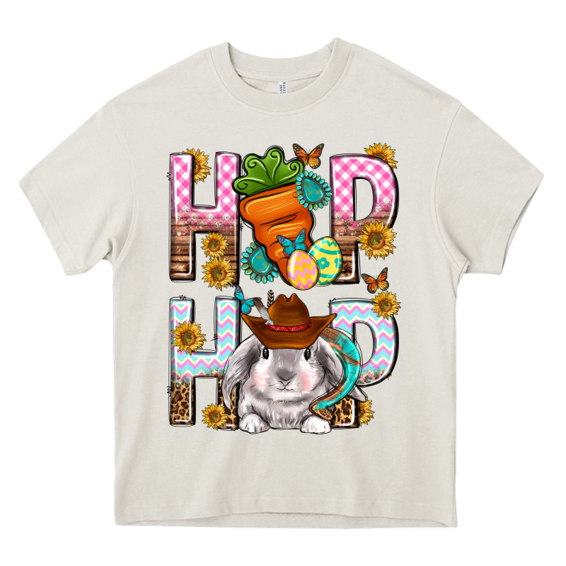 Western Hip Hop Bunny Heavy Core Tee by Neo Western | Teevron