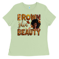 Matcha brown skin beauty Ladies Tee - Zillion Design Studio