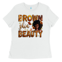 White brown skin beauty Ladies Tee - Zillion Design Studio