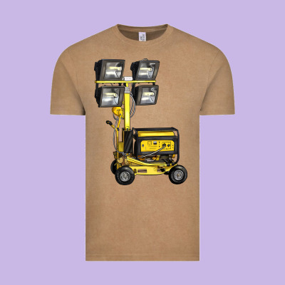 Towable Light Towers Vintage Tee Designed By Lillyallendesigns