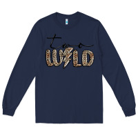 Navy two wild Long Sleeve Tee - MaliasSmallBusiness