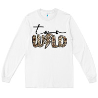 White two wild Long Sleeve Tee - MaliasSmallBusiness