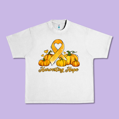 Childhood Cancer Awareness Month Harvesting Hope Urban Heavy Tee Designed By Jasminsmagicworld