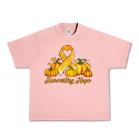Salmon childhood cancer awareness month harvesting hope Urban Heavy Tee - Jasminsmagicworld