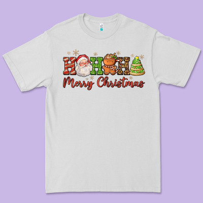 Hohoho Merry Christmas Santa Coffee Cup Tree Cooki Premium Tee Designed By Fadigitalartstudio