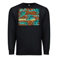 Black Leopard and Aztec Background Western Premium Sweatshirt - texasbilliewilder
