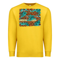 Lemon Leopard and Aztec Background Western Premium Sweatshirt - texasbilliewilder