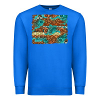 True Royal Leopard and Aztec Background Western Premium Sweatshirt - texasbilliewilder