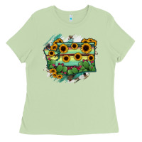 Matcha washingTon State Map Ladies Tee - RanaPortraitStore