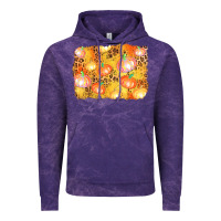 Cloud Purple fall pumpkin background Vintage Hoodie - AdoDesignShop