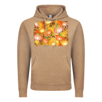 Vintage Coffee fall pumpkin background Vintage Hoodie - AdoDesignShop