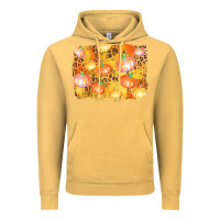 Vintage Mustard fall pumpkin background Vintage Hoodie - AdoDesignShop