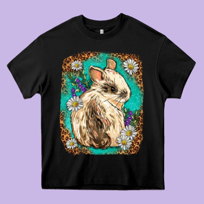 Western Rabbit Heavy Core Tee Designed By Neo Western