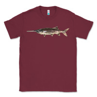 Burgundy Paddlefish Illustrations, Classic Tee - LillyAllenDesigns