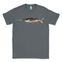 Charcoal Heather Paddlefish Illustrations, Classic Tee - LillyAllenDesigns