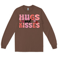 Chestnut hugs and kisses Long Sleeve Tee - MaliasSmallBusiness