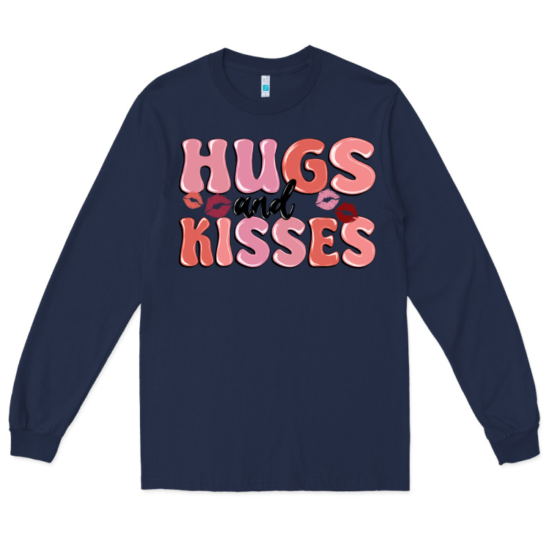 Hugs And Kisses Long Sleeve Tee by MaliasSmallBusiness | Teevron