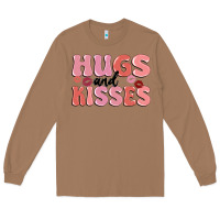 Toasted Coconut hugs and kisses Long Sleeve Tee - MaliasSmallBusiness