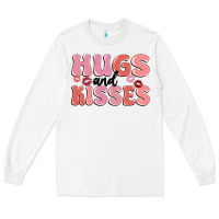 White hugs and kisses Long Sleeve Tee - MaliasSmallBusiness