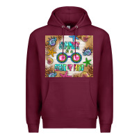 Burgundy summer is a state of mind Premium Hoodie - TumblerDesignByShophia