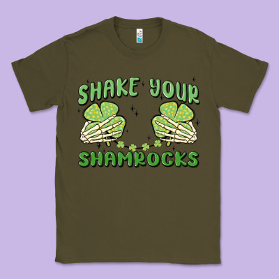 Shake Your Shamrocks Classic Tee Designed By Maliassmallbusiness