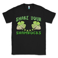 Black shake your shamrocks Classic Tee - MaliasSmallBusiness
