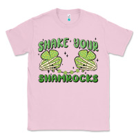 Bubblegum Pink shake your shamrocks Classic Tee - MaliasSmallBusiness
