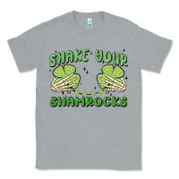 Heather Grey shake your shamrocks Classic Tee - MaliasSmallBusiness