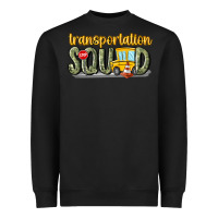 Black transportation squad Heavyweight Sweatshirt - MaliasSmallBusiness