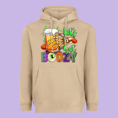 Lets Get Boozy Heavyweight Hoodie Designed By Texasbilliewilder