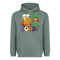 Sage Lets Get Boozy Heavyweight Hoodie - texasbilliewilder