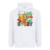 White Lets Get Boozy Heavyweight Hoodie - texasbilliewilder