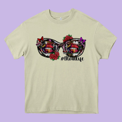 Momlife Heavy Core Tee Designed By Sublimationcraftshop