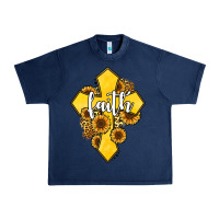 Navy faith childhood cancer Urban Heavy Tee - Jasminsmagicworld