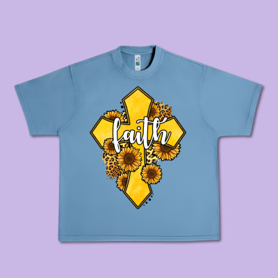 Faith Childhood Cancer Urban Heavy Tee Designed By Jasminsmagicworld