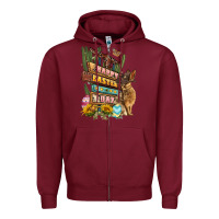 Easter Day Rodeo Zipper Hoodie | Teevron