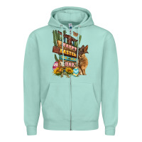 Seafoam Easter Day rodeo Zipper Hoodie - LillyAllenDesigns
